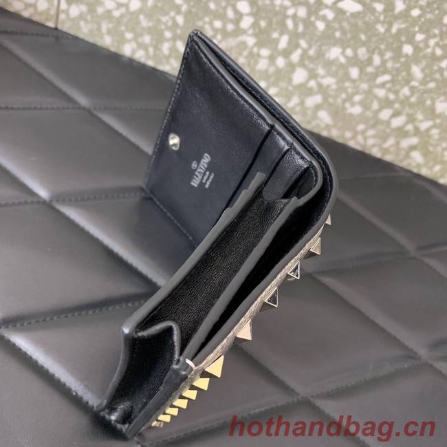 VALENTINO Calfskin Wallet 0P39R silver