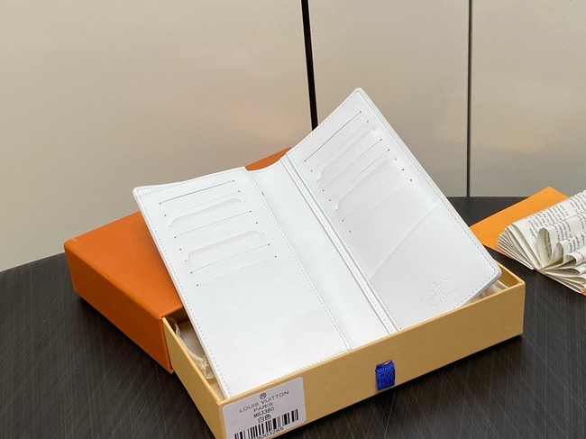 Louis Vuitton Brazza Wallet M81335 white