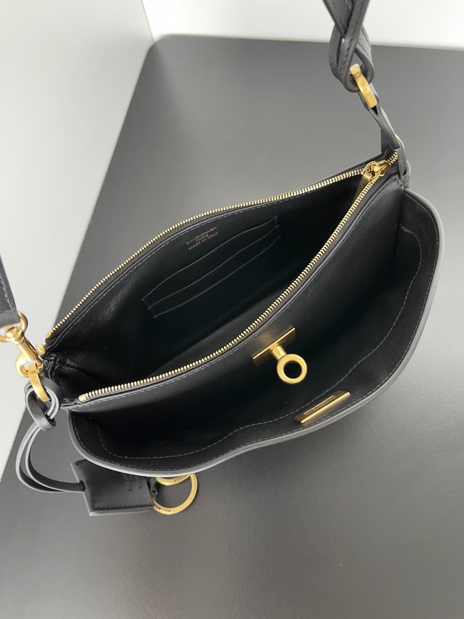 Balenciaga Rodeo Mini Handbag smooth calfskin 795455 black&gold