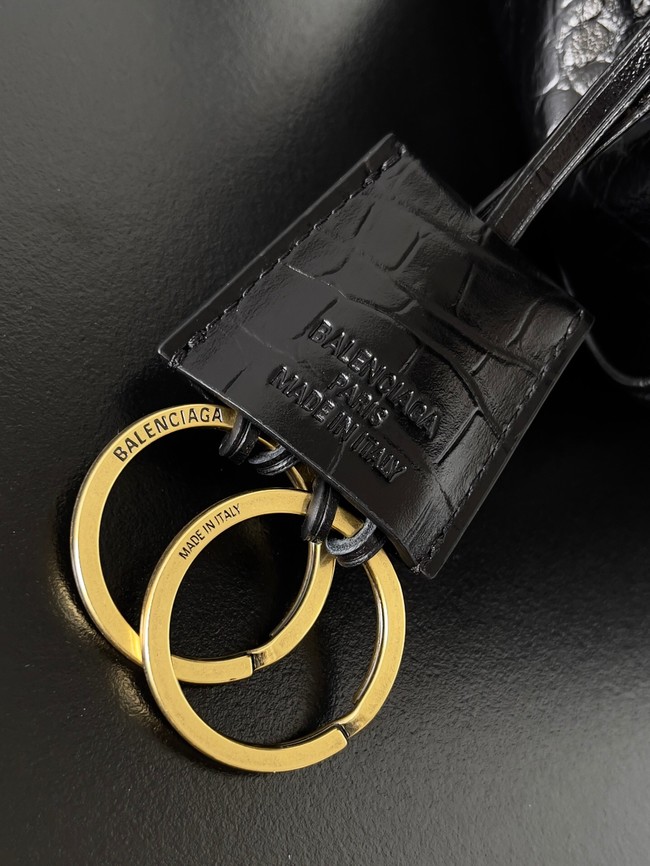 Balenciaga Rodeo Handbag Large crocodile skin 795458 black