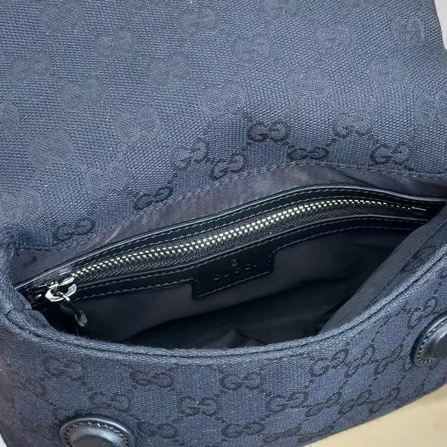 GUCCI HORSEBIT 1955 SOFT SMALL TOP HANDLE BAG 521617 black