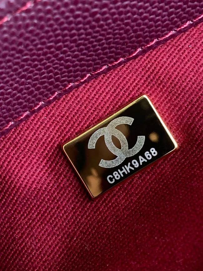 Chanel MINI FLAP BAG WITH TOP HANDLE AS2215-8