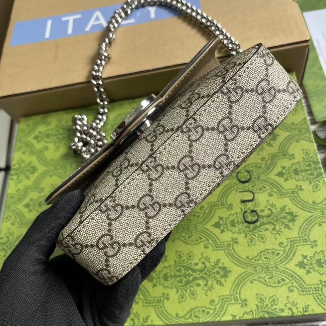 GUCCI OPHIDIA MINI BAG 760194 brown