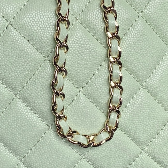 Chanel CLUTCH WITH CHAIN AP4591 light green