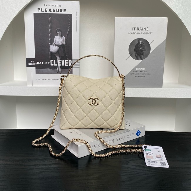 Chanel CLUTCH WITH CHAIN AP4591 light yellow