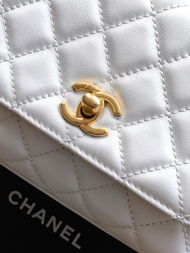 Chanel FLAP BAG WITH TOP HANDLE 92990-17