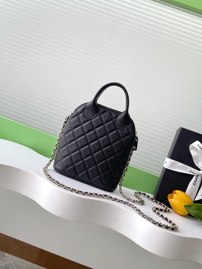 Chanel MINI TOTE BAG Calfskin AS4742 black