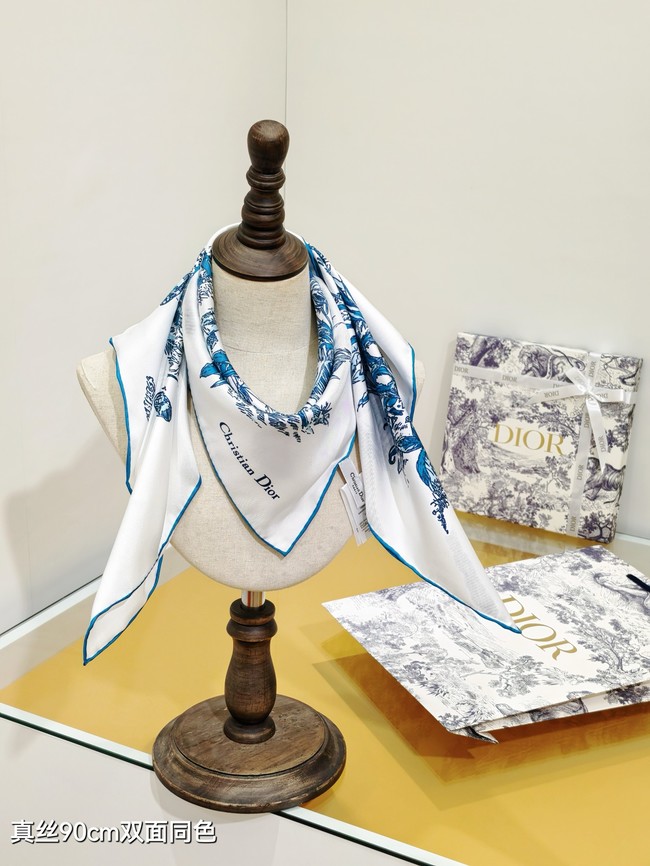 Dior Silk Twill Square Scarf KY076