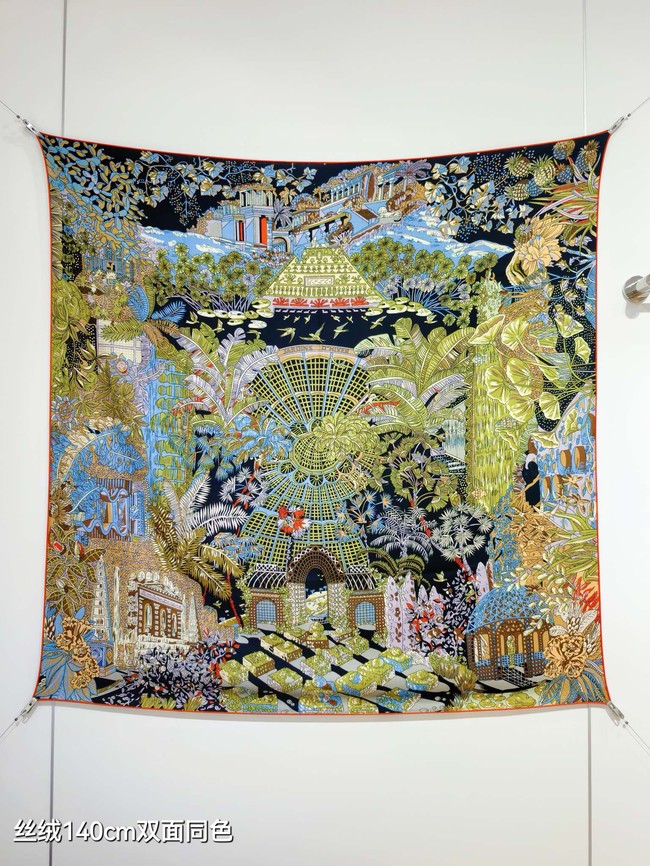 Hermes Shawl Cashmere and Silk KY134