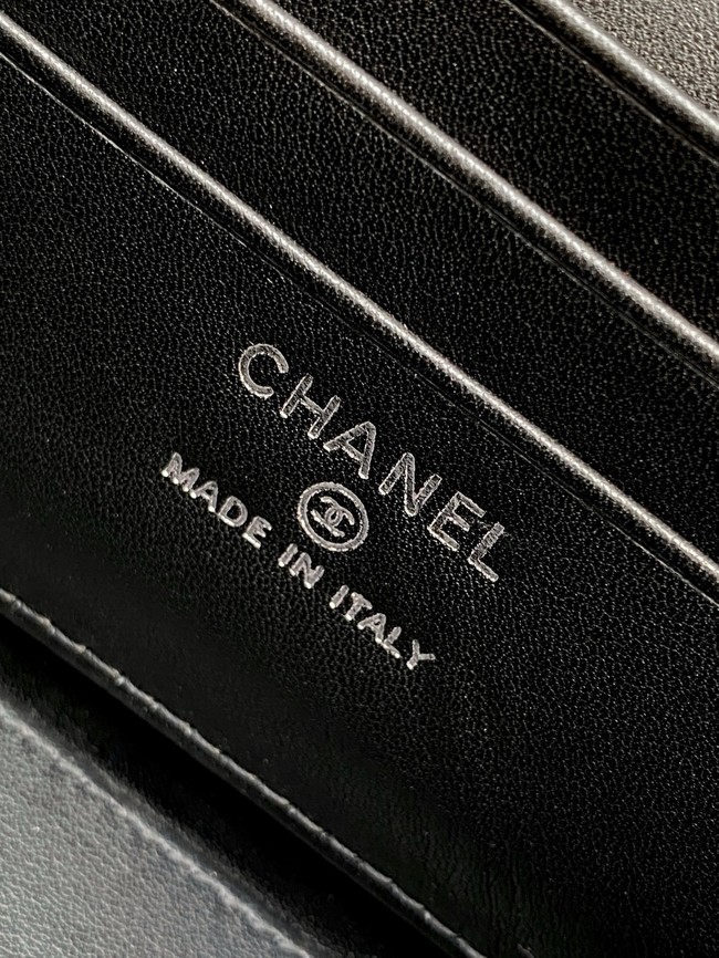 Chanel Long Vanity with chain AP4933 black
