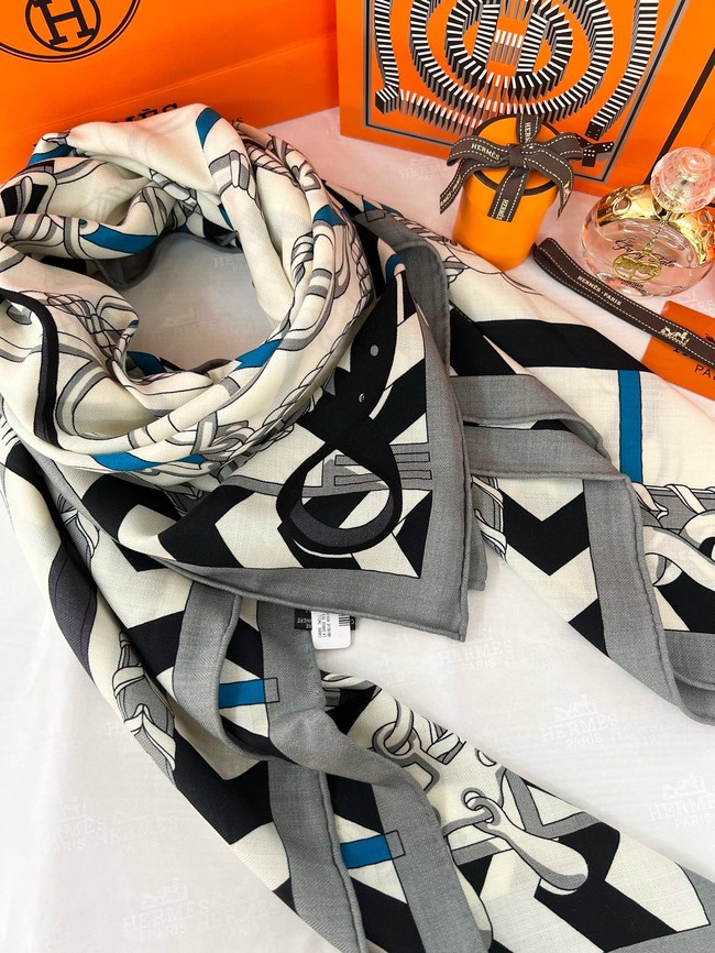 Hermes Shawl Cashmere and Silk 06397