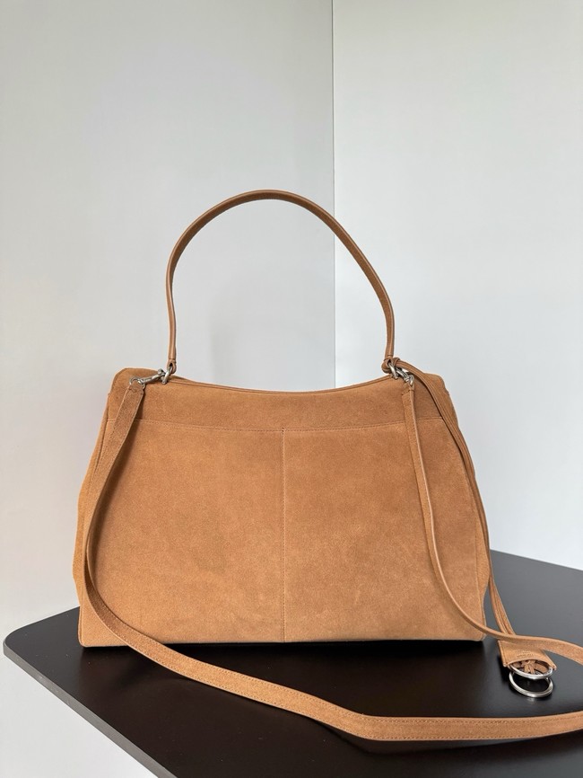 Balenciaga Rodeo Handbag Large suede calfskin 795459 tan