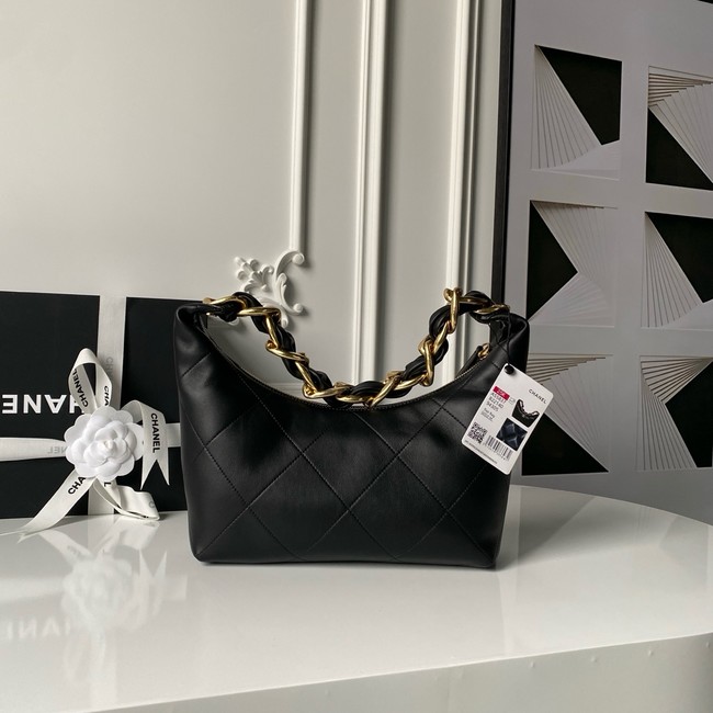 Chanel Hobo Handbag AS5837 black