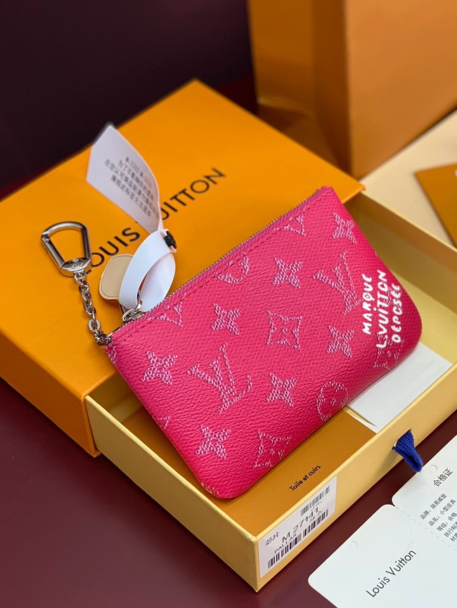 Louis Vuitton NEW Key Pouch S M27141 rose