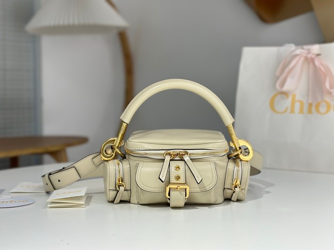 Chloe Soft leather bowling bag W0653 Cream