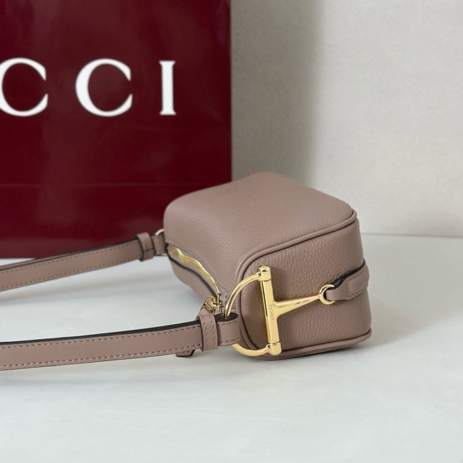 Gucci Half Horsebit mini bag 860784 gray