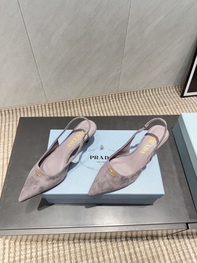 Prada leather slingback pumps 1I901M-1