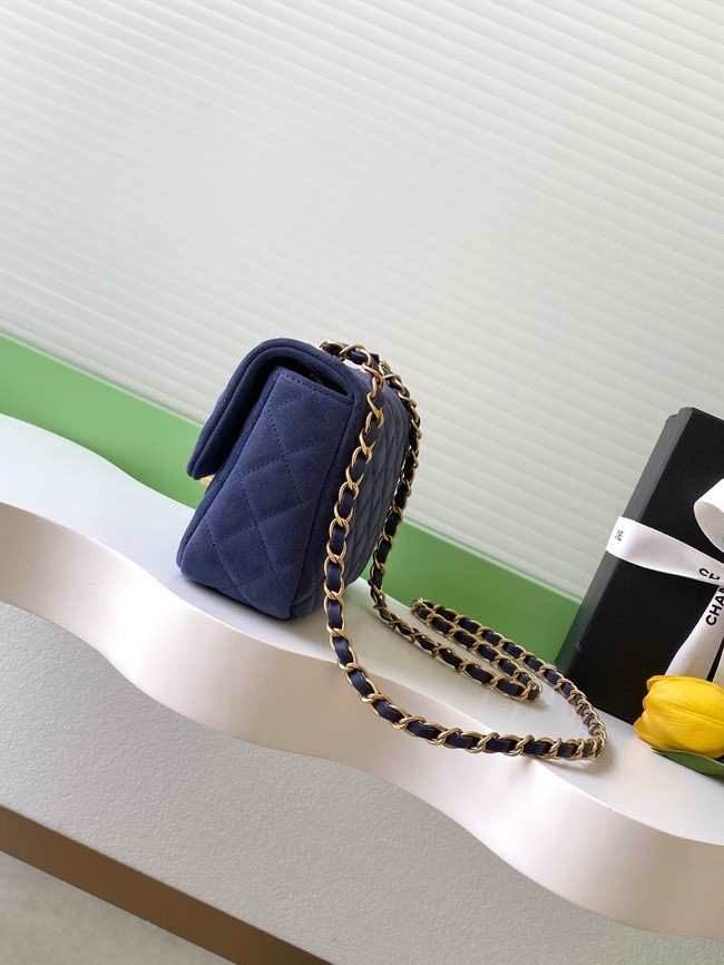 CHANEL Mini Flap Bag AS5989 blue