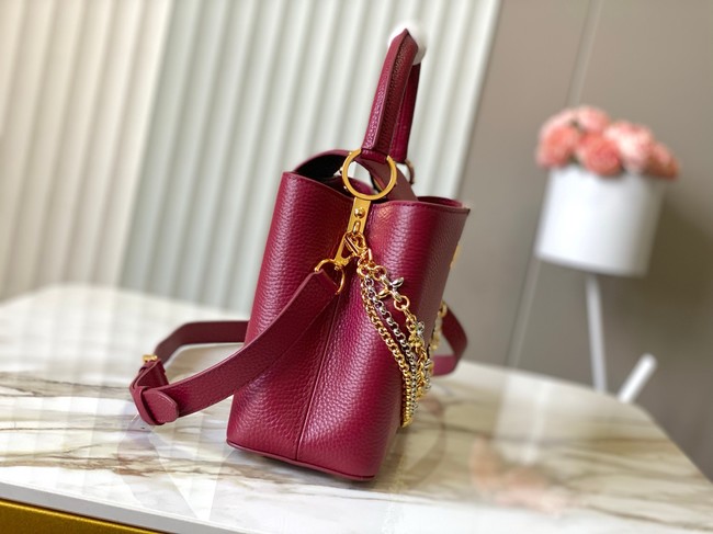 Louis Vuitton Capucines M25089 Grenat Red