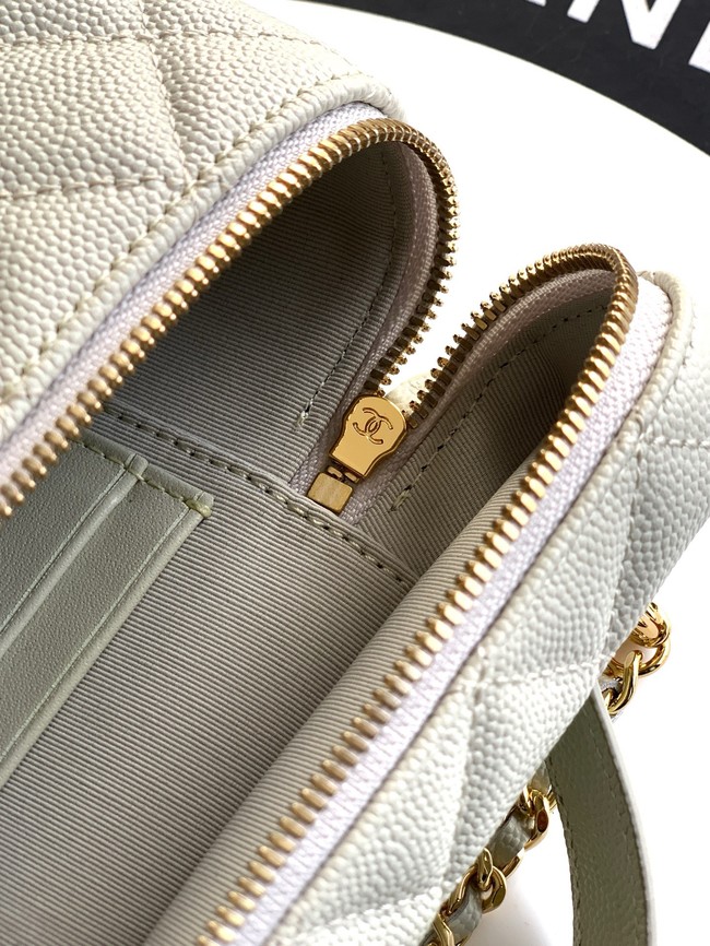 Chanel Vanity with Chain 26C AP4936 light gray