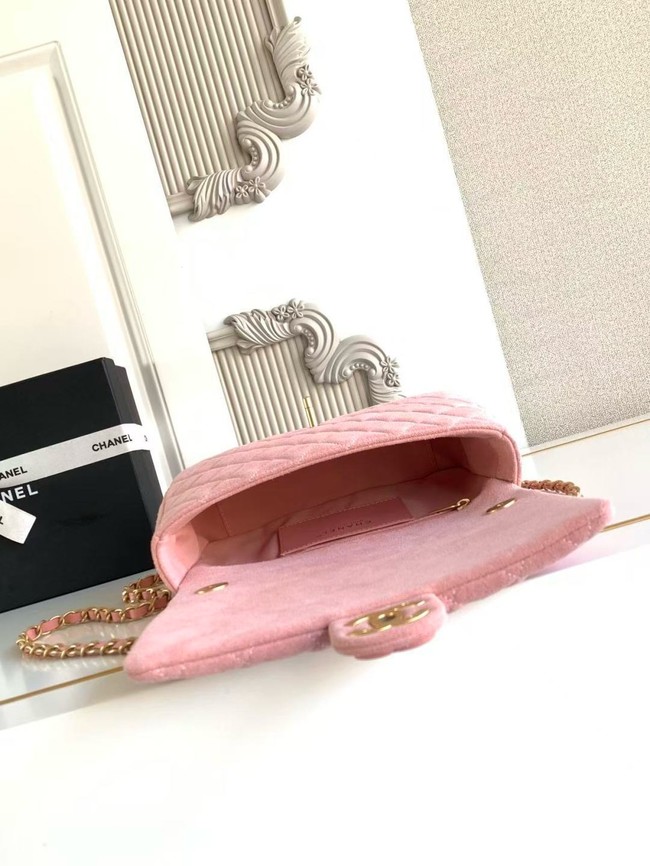CHANEL Classic Handbag AS5991 pink